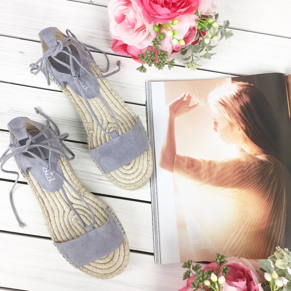 Splendid Summer Strappy Espadrille Sandals 6.5